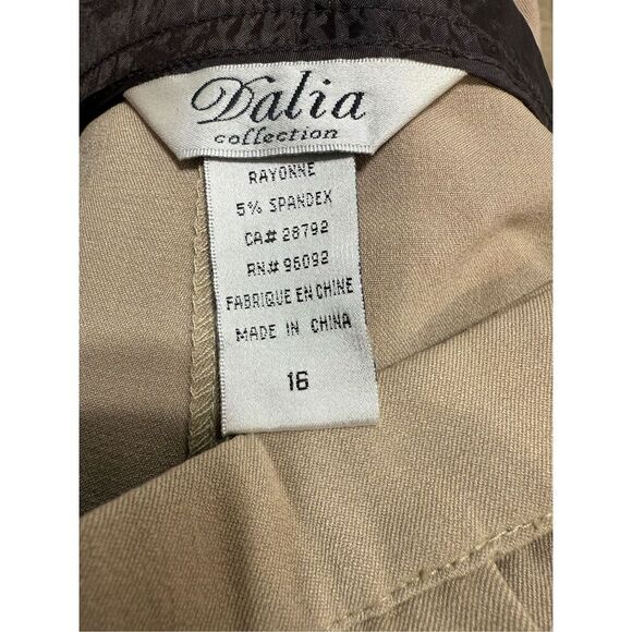 Dalia Women’s Plus Trouser Pants sz 16 Straight Leg NEW #F727 - Picture 5 of 6